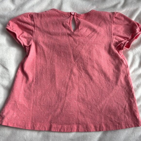 Child of Mine made by Carter's Toddler girl polka dot shirt - Picture 2 of 4